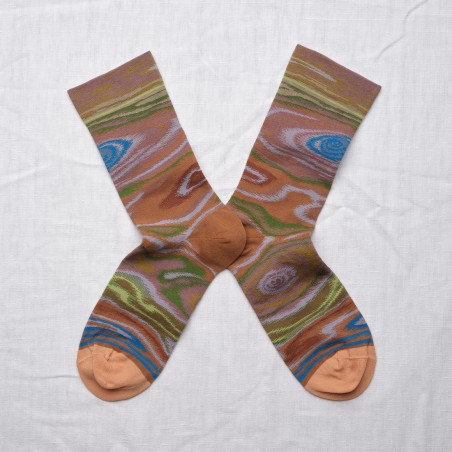 Caramel Camouflage Sock